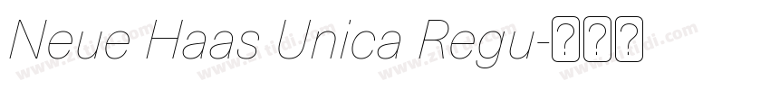 Neue Haas Unica Regu字体转换 Neue Haas Unica Regu字体转换